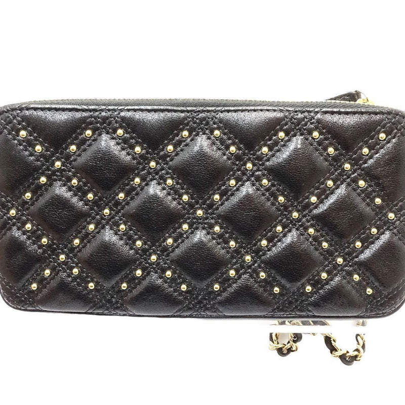 Chanel Chain Wallet Studs Matelasse Coco