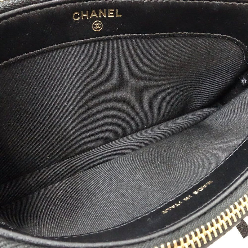 Chanel Chain Wallet Studs Matelasse Coco