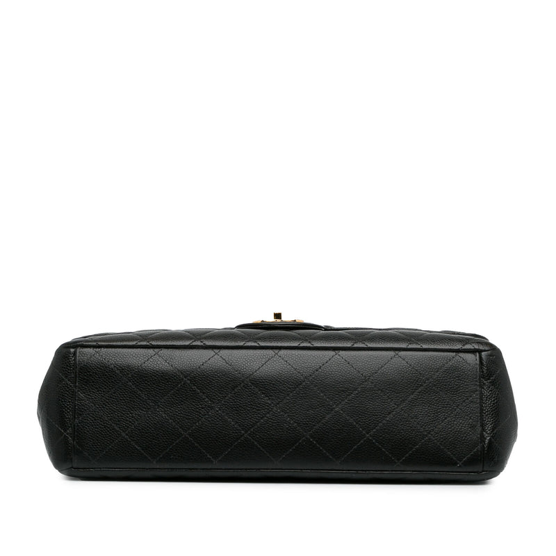 Chanel Maxi Classic Caviar Double