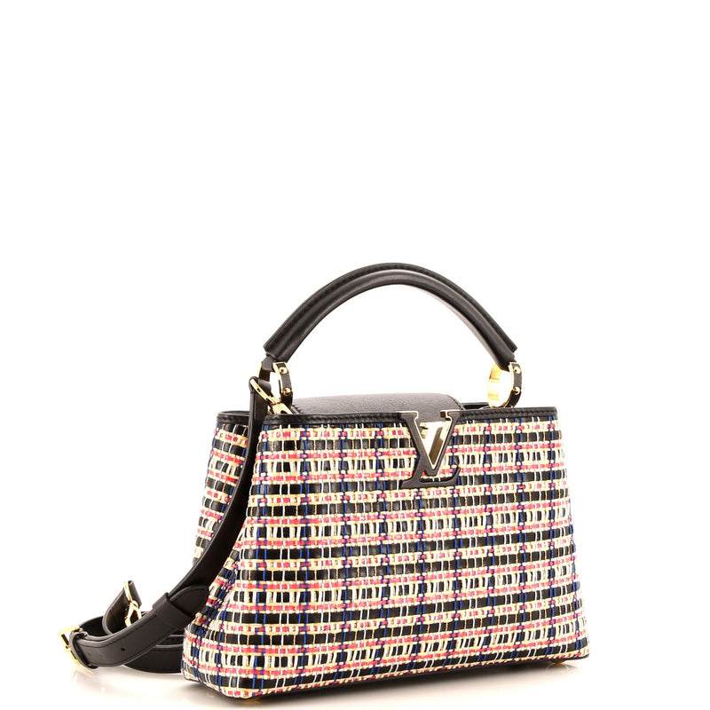 Louis Vuitton Capucines Bag Woven Raffia