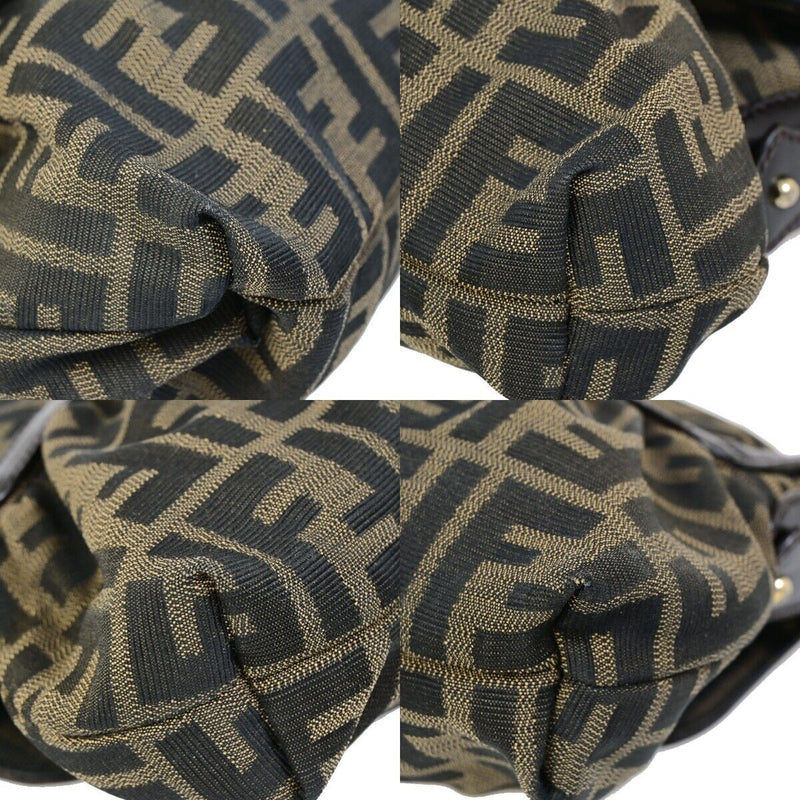 Fendi Zucca Pattern Shoulder Bag Canvas