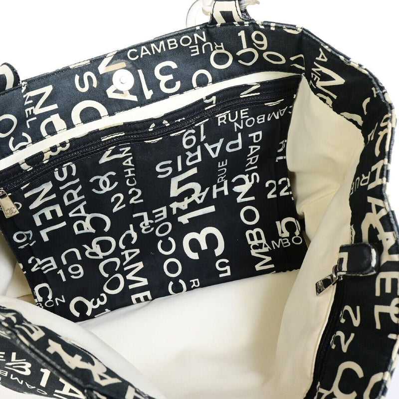 Chanel Logo By Sea Shoulder Tote Bag