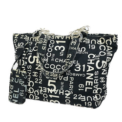 Chanel Logo By Sea Shoulder Tote Bag