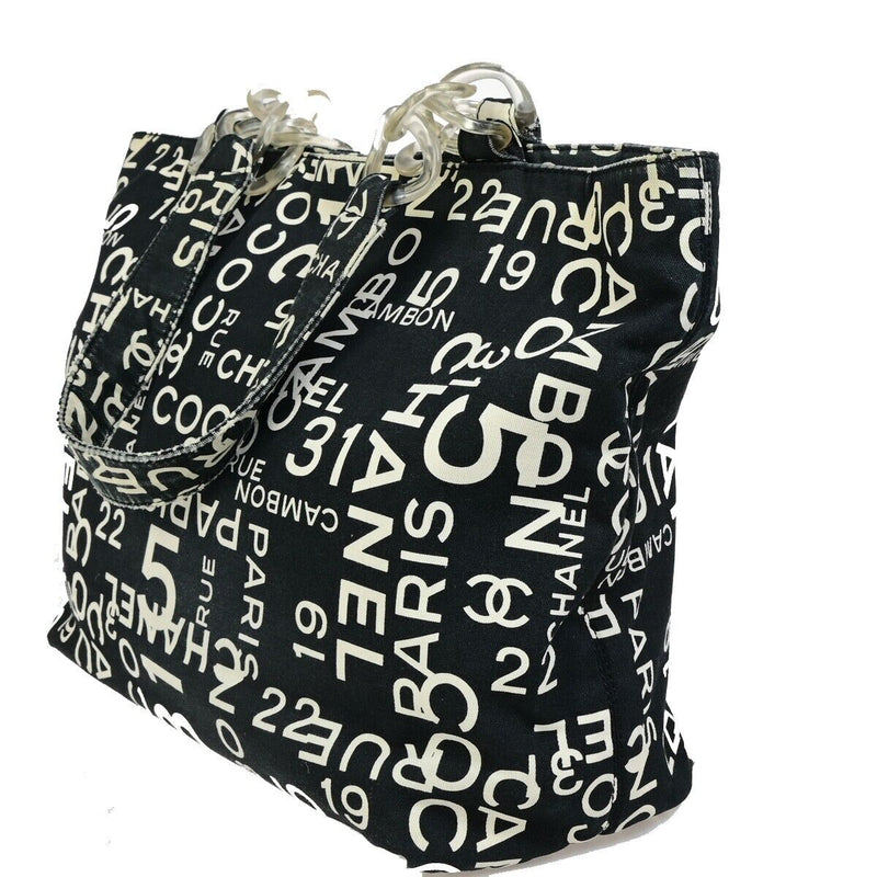 Chanel Logo By Sea Shoulder Tote Bag