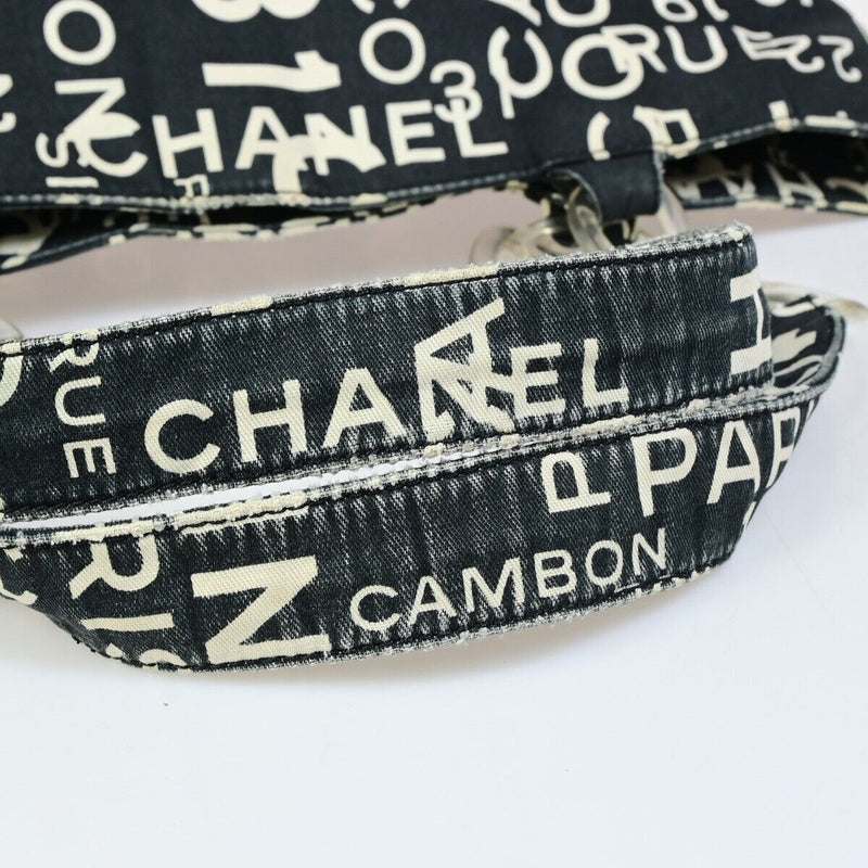 Chanel Logo By Sea Shoulder Tote Bag