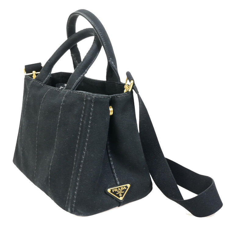 Prada Logo Canapa 2Way Shoulder Hand Bag