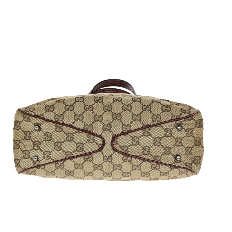 Gucci Logo Gg Pattern Shoulder Tote Bag