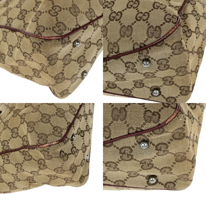 Gucci Logo Gg Pattern Shoulder Tote Bag