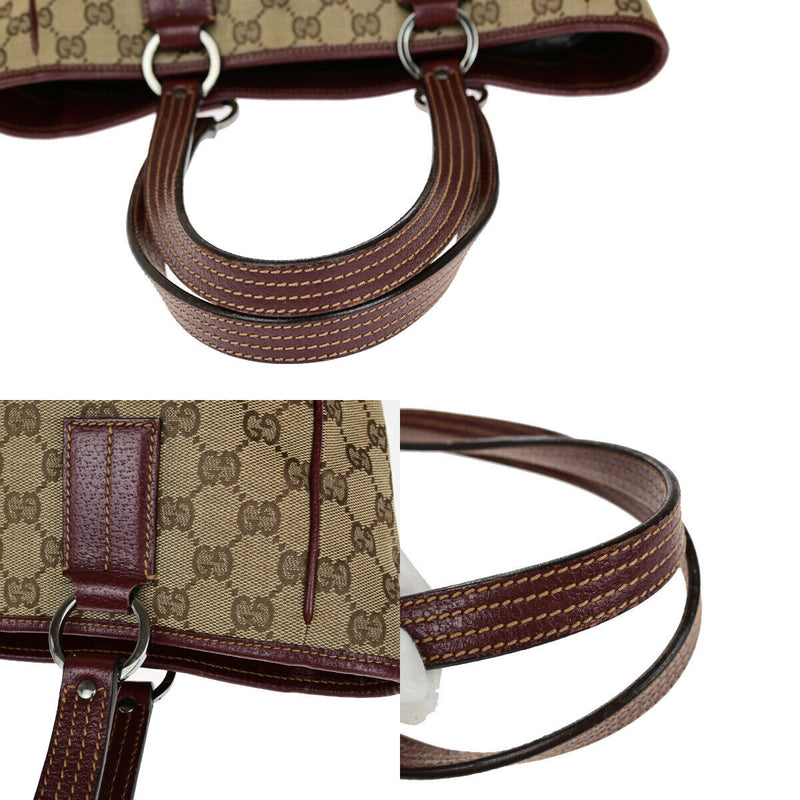 Gucci Logo Gg Pattern Shoulder Tote Bag