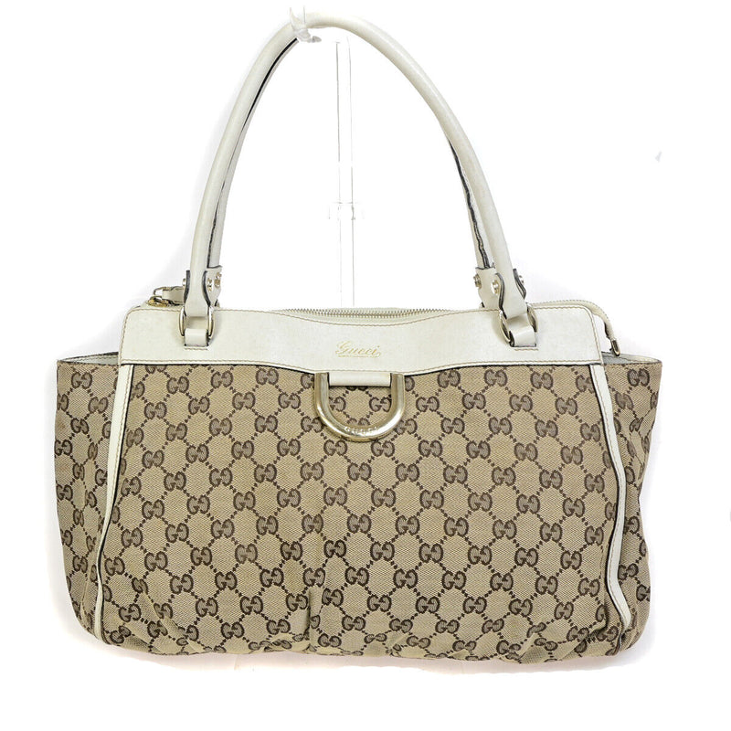 Gucci Logo Abbey Gg Pattern Shoulder Bag