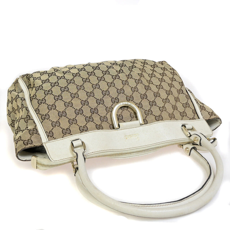 Gucci Logo Abbey Gg Pattern Shoulder Bag