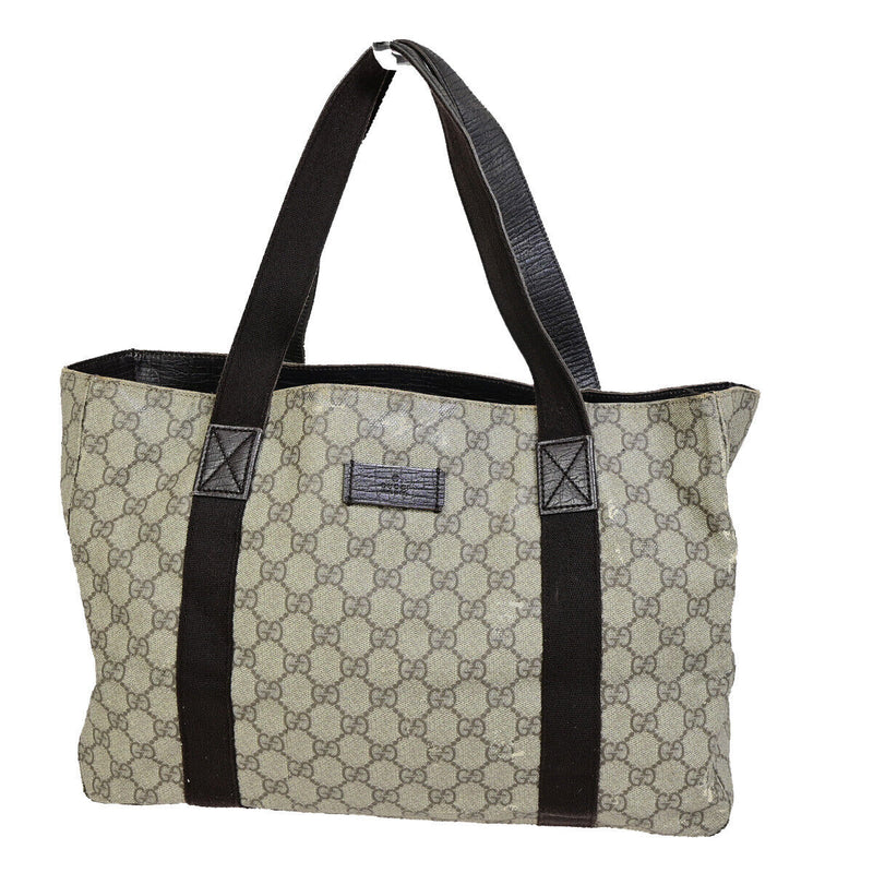 Gucci Logo Gg Pattern Shoulder Tote Bag