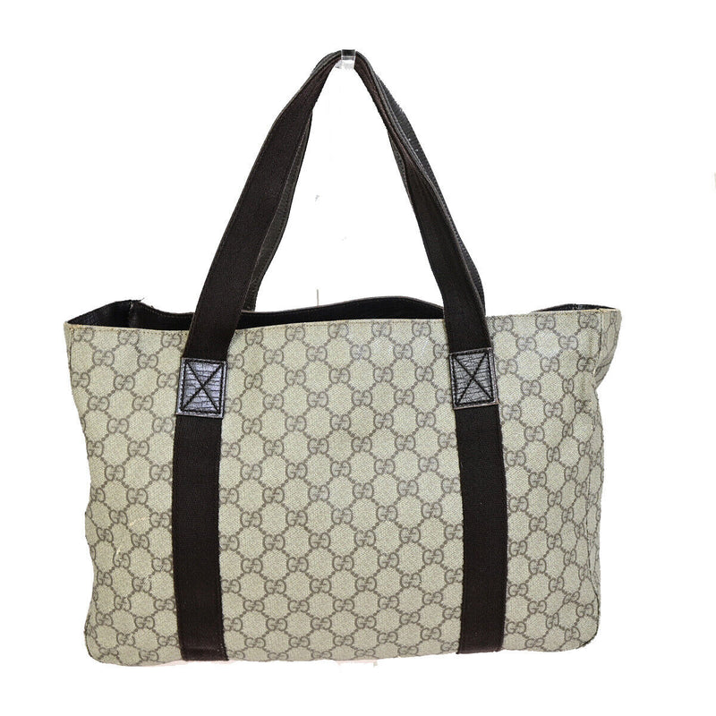 Gucci Logo Gg Pattern Shoulder Tote Bag