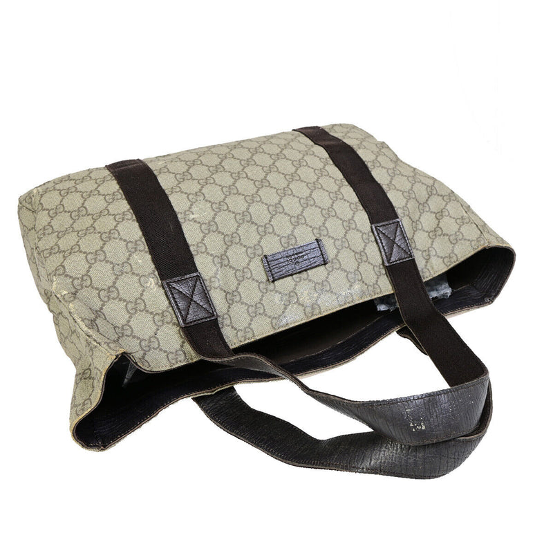 Gucci Logo Gg Pattern Shoulder Tote Bag