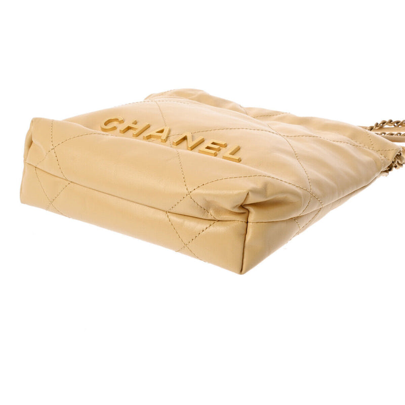 Chanel 22 Hobo Bag Beige