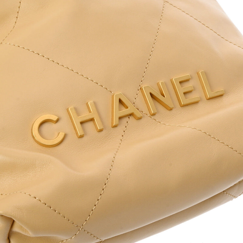 Chanel 22 Hobo Bag Beige