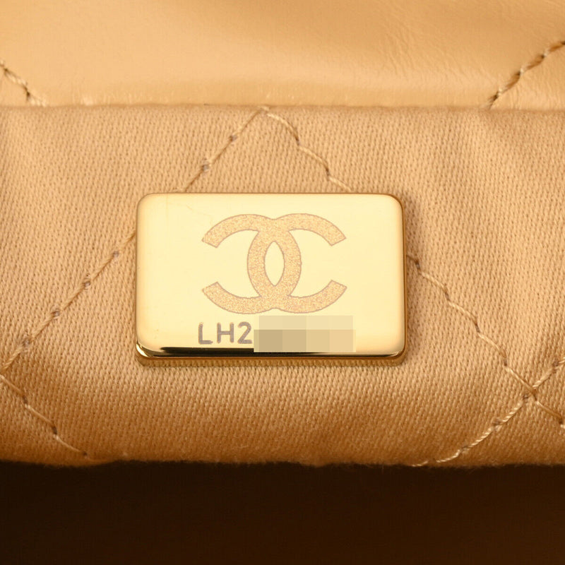 Chanel 22 Hobo Bag Beige