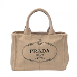 Prada Canapa Mini Beige Hand Bag