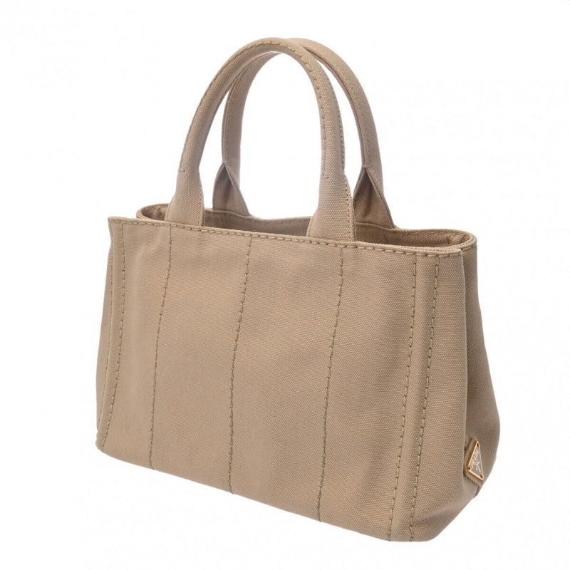 Prada Canapa Mini Beige Hand Bag