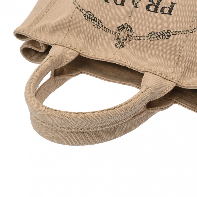 Prada Canapa Mini Beige Hand Bag