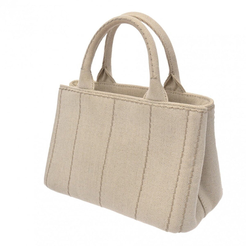 Prada Canapa Mini 2Way Tote White/Blanc