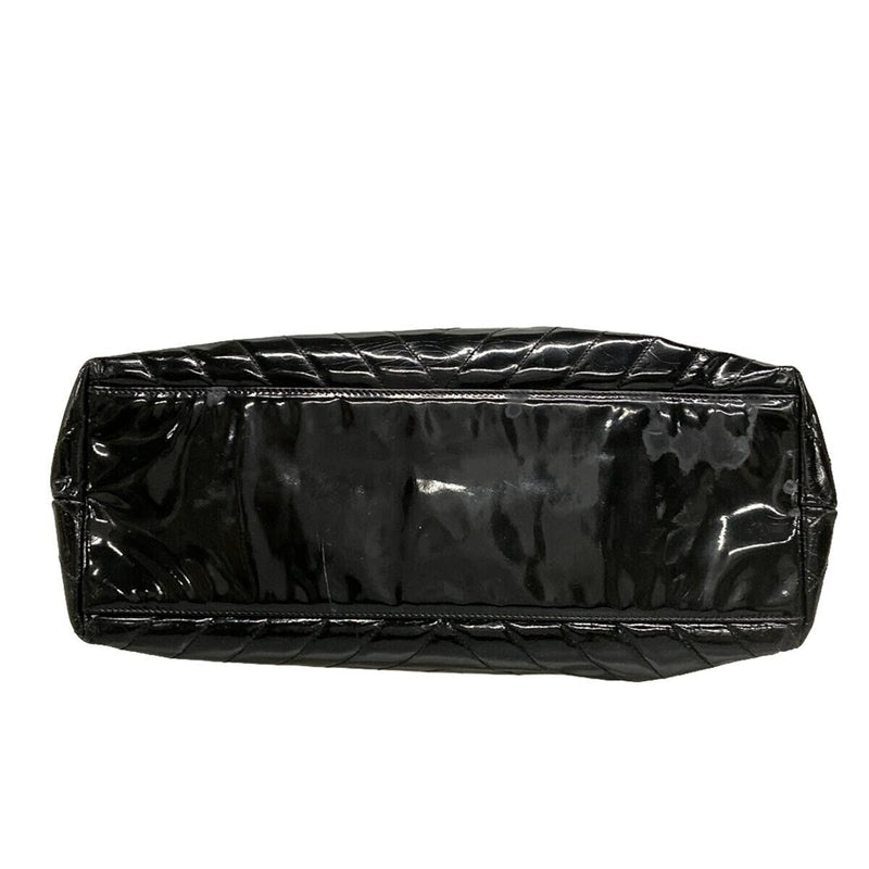 Chanel - Black Gold Patent Leather