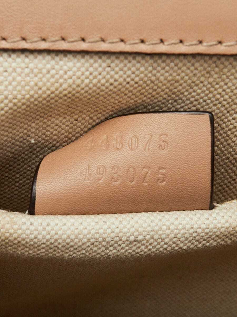 Gucci Beige/Red/Green Leather Dionysus