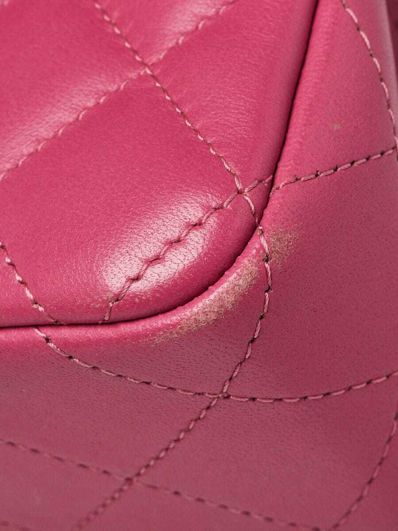 Chanel Pink Quilted Lambskin Leather