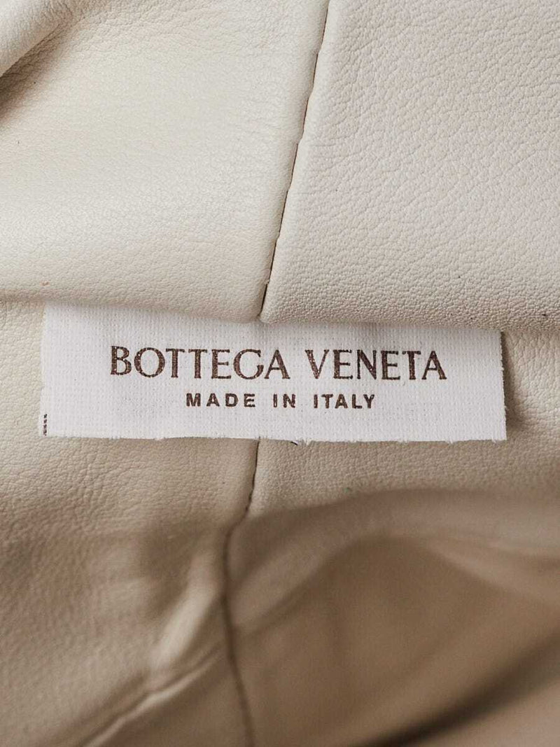 Bottega Veneta White Leather Double Knot