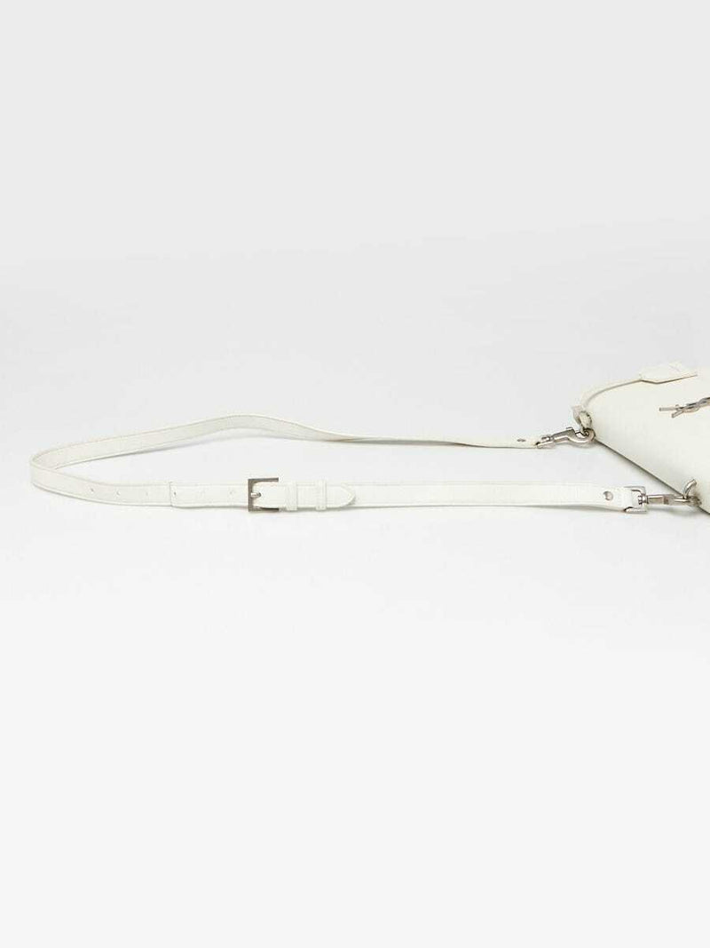 Yves Saint Laurent White Leather Medium