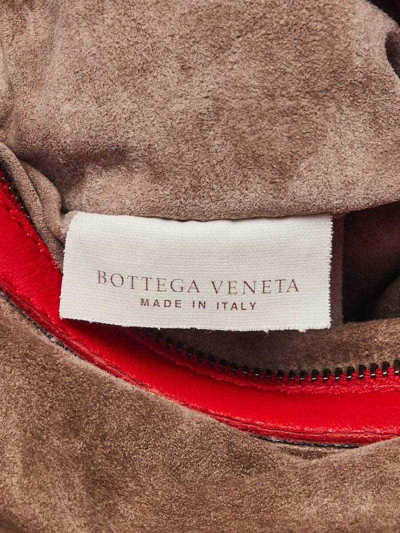 Bottega Veneta Red Intrecciato Woven