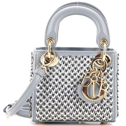 Christian Dior Lady Bag Sequin And