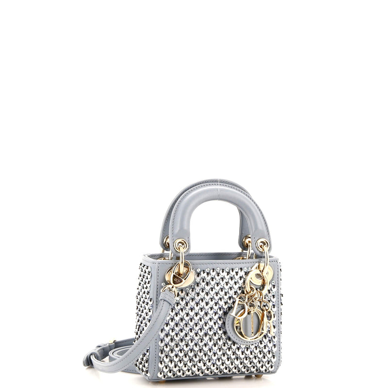 Christian Dior Lady Bag Sequin And