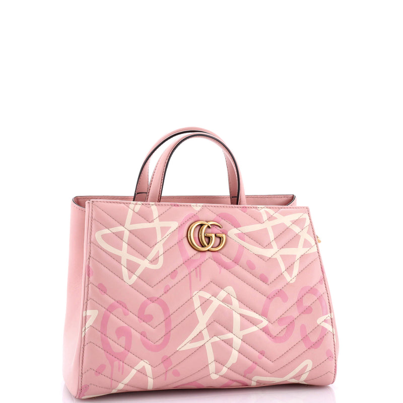 Gg Marmont Tote Guccighost Matelasse