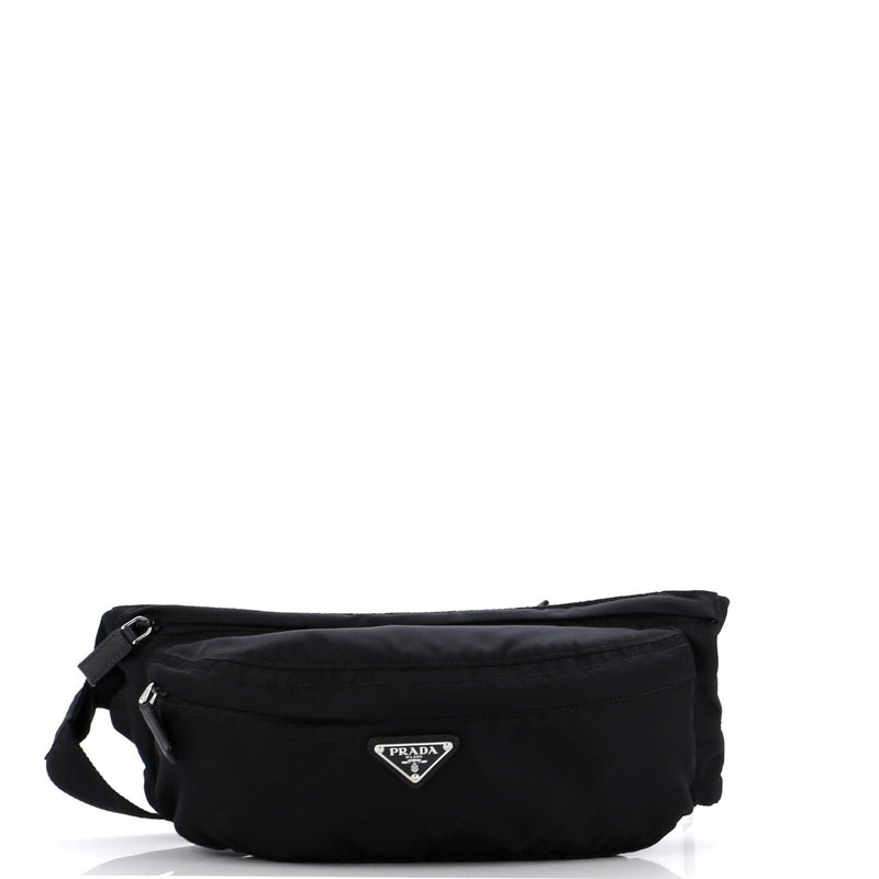 Prada Zip Waist Bag Tessuto Medium