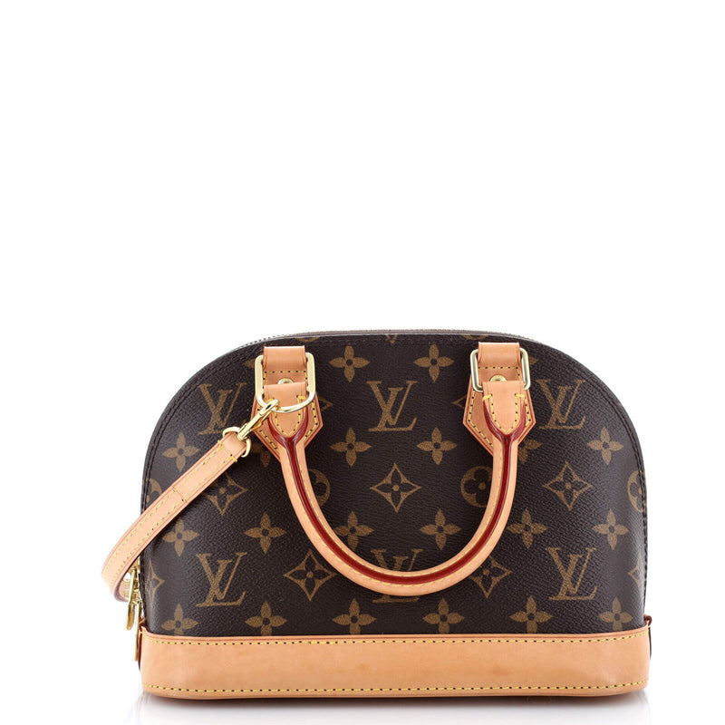 Louis Vuitton Alma Handbag Canvas Bb