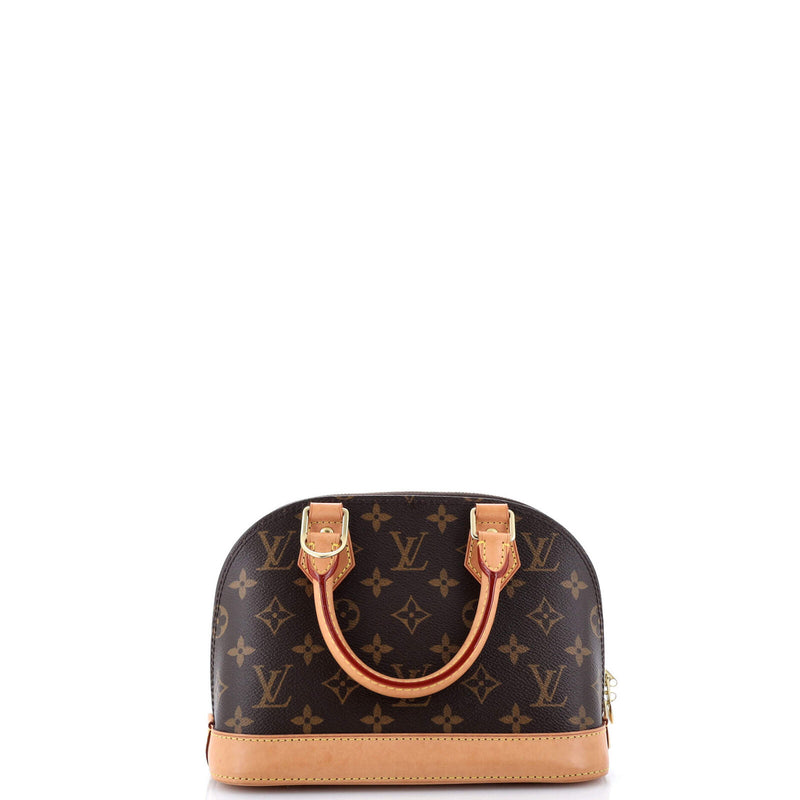 Louis Vuitton Alma Handbag Canvas Bb