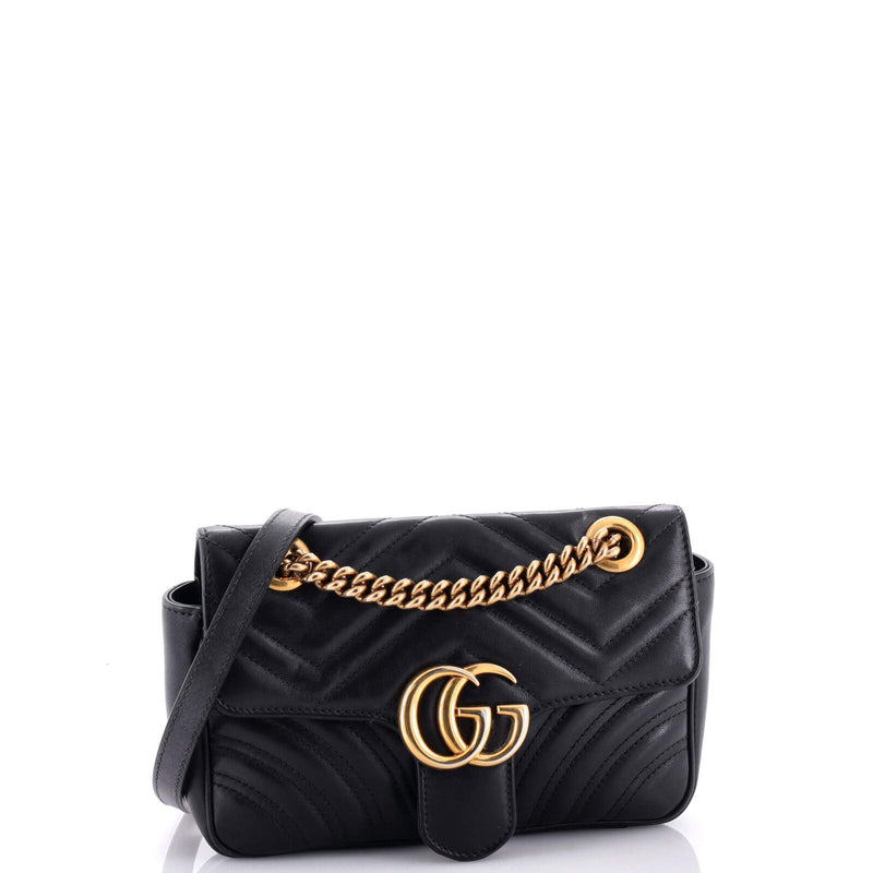 Gucci Gg Marmont Flap Bag Matelasse