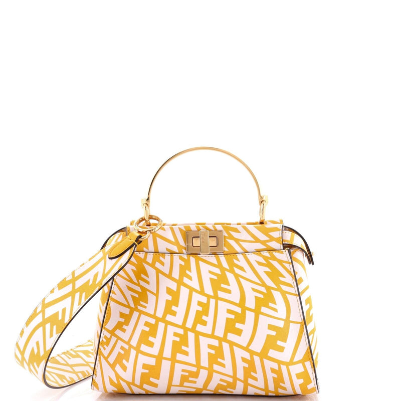 Fendi Peekaboo Bag Vertigo Zucca Leather