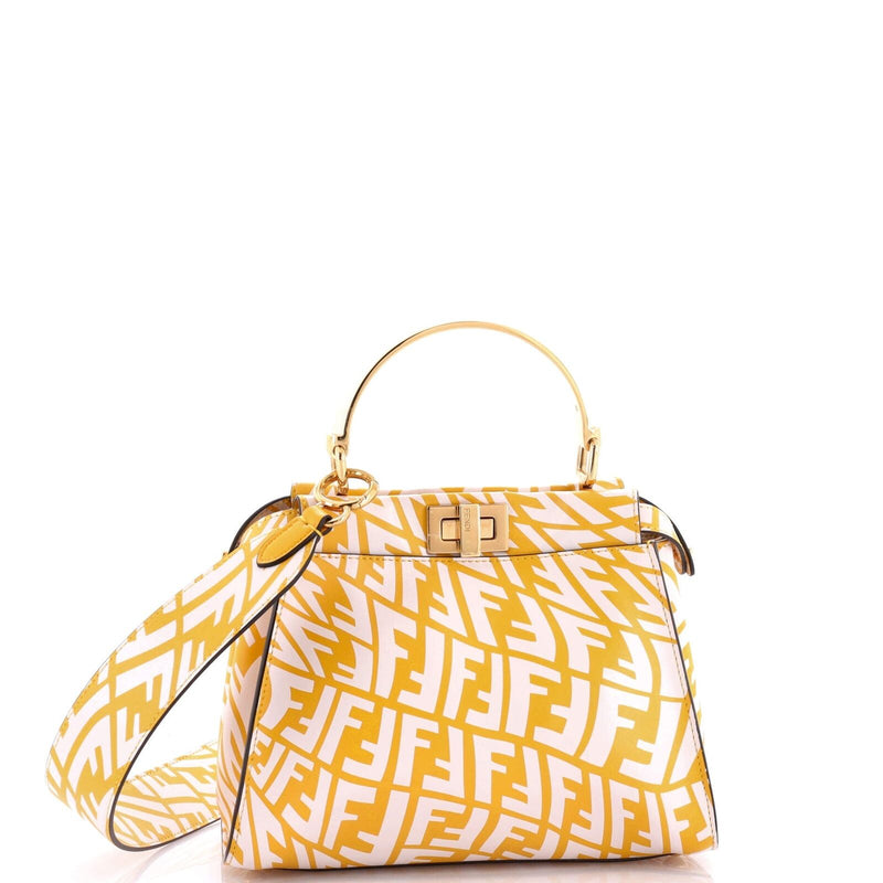 Fendi Peekaboo Bag Vertigo Zucca Leather