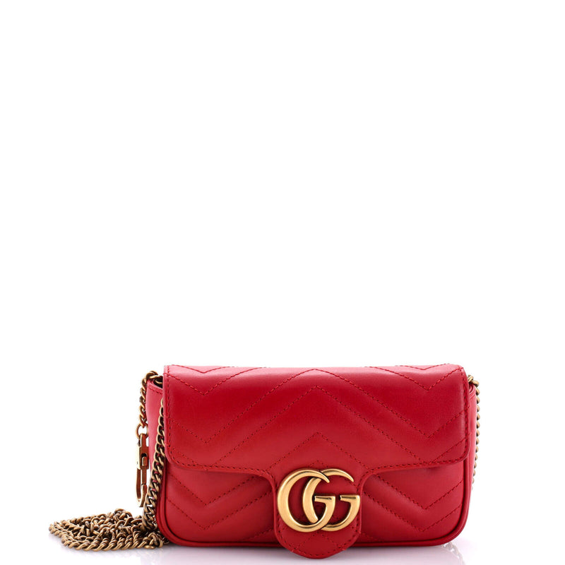 Gucci Gg Marmont Flap Bag Matelasse