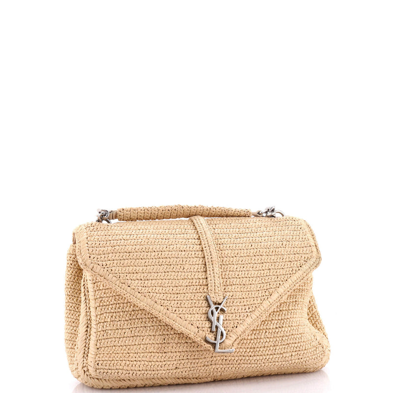 Saint Laurent Classic College Bag Raffia