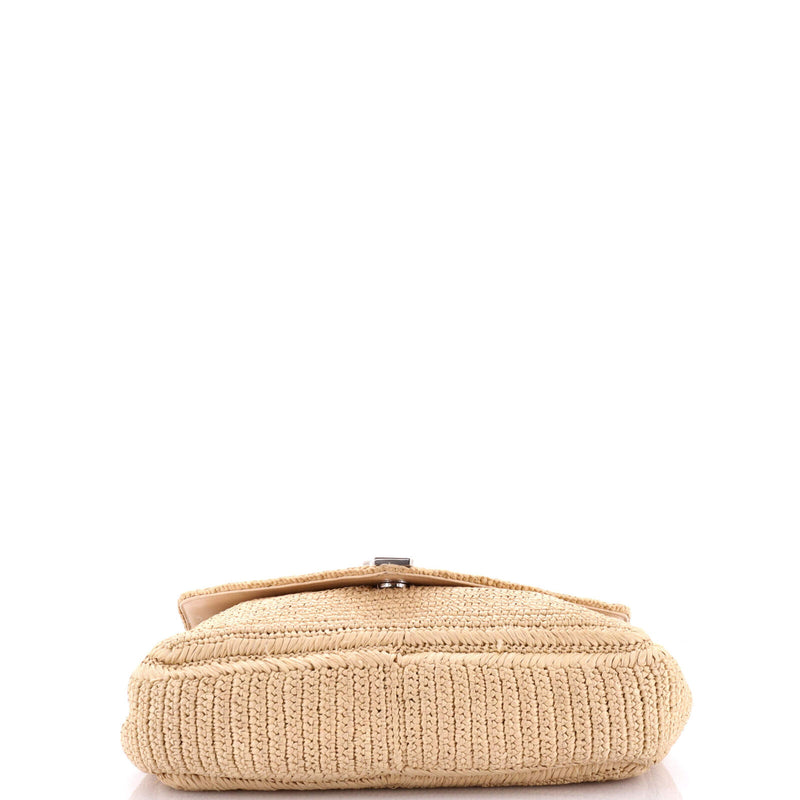 Saint Laurent Classic College Bag Raffia