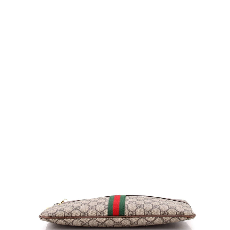 Gucci Ophidia Zip Pouch Gg Coated Canvas