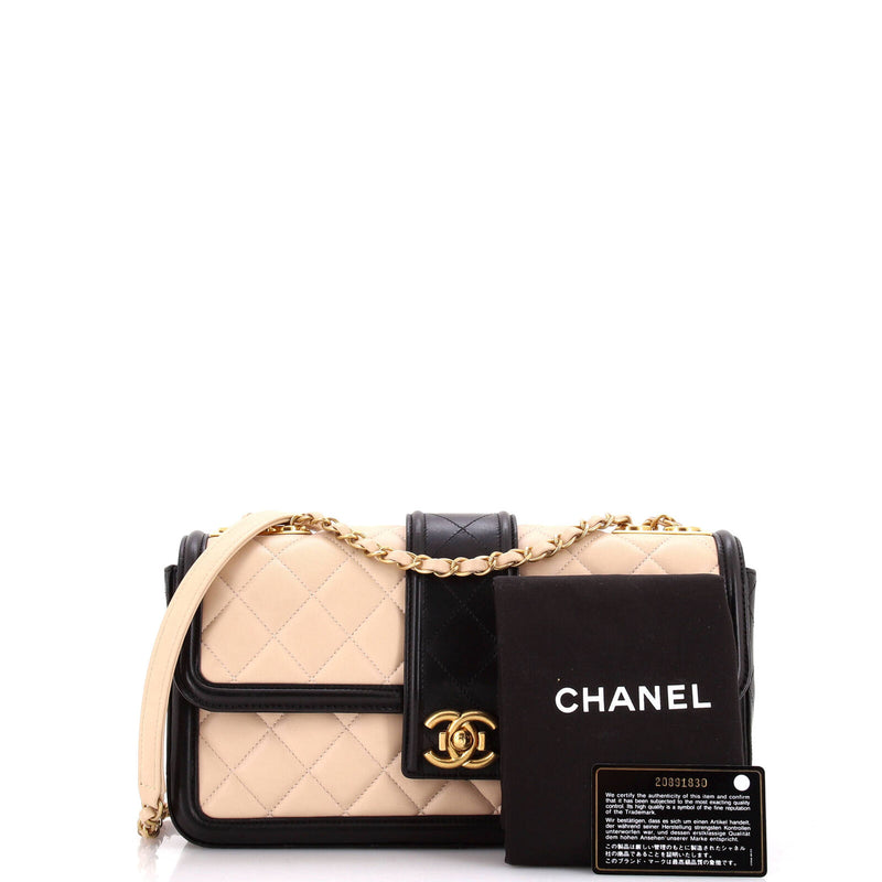 Chanel Elegant Cc Flap Bag Quilted