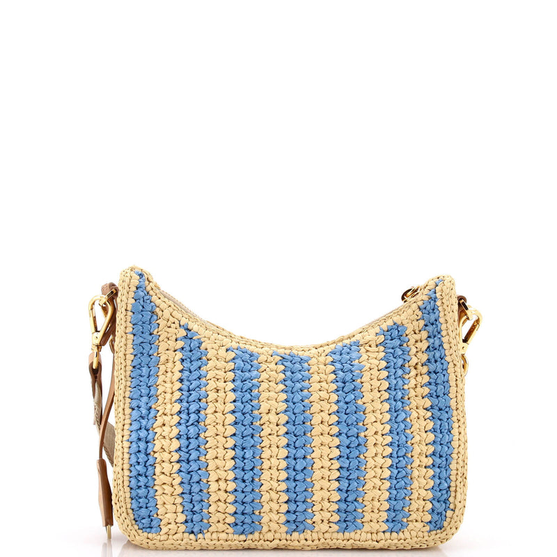 Prada Re-Edition Shoulder Bag Raffia