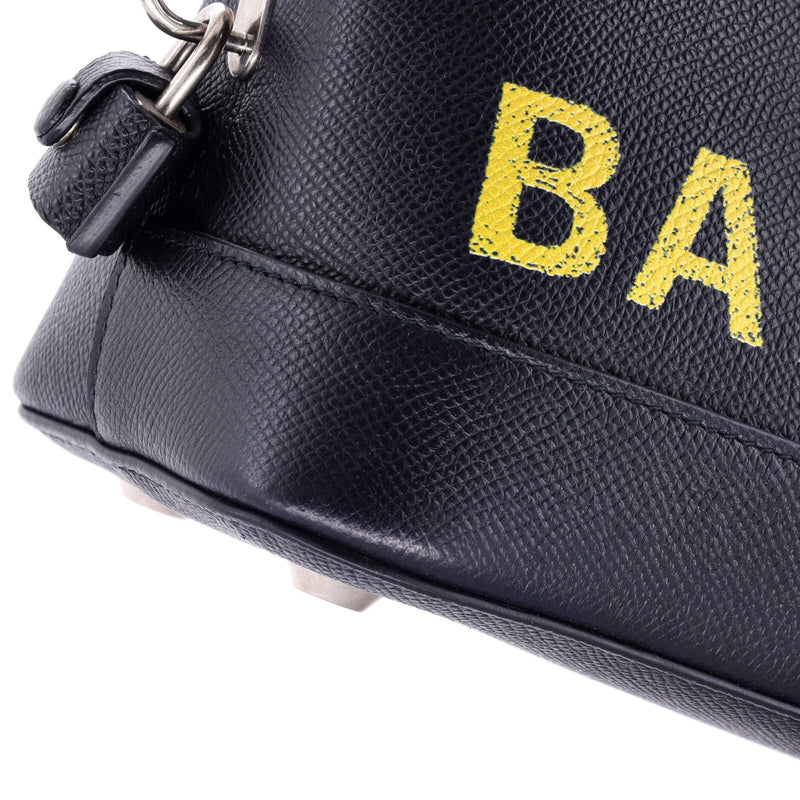 Balenciaga Logo Ville Bag Leather Small