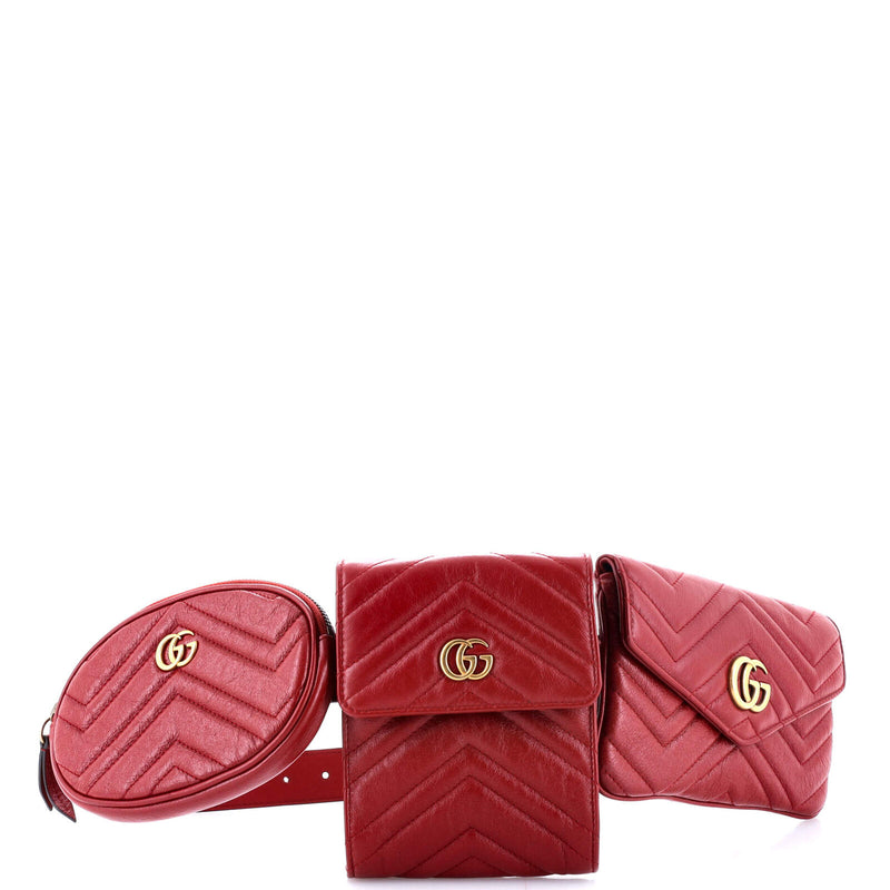 Gucci Gg Marmont Multi Pocket Belt Bag