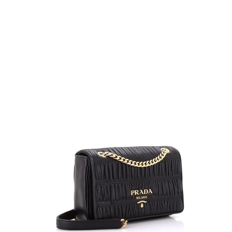 Prada Chain Flap Shoulder Bag Nappa