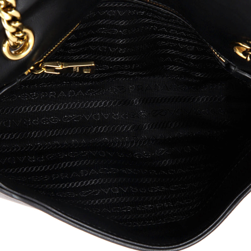 Prada Chain Flap Shoulder Bag Nappa